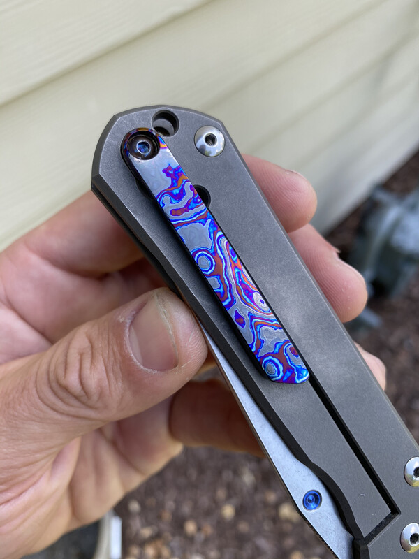 Custom Sebenza/ Inkosi Timascus Clip