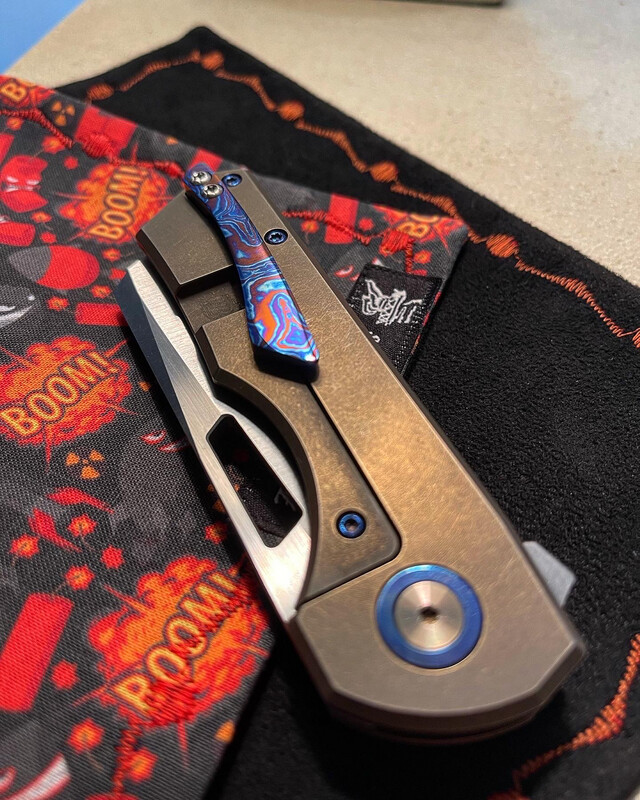 Custom Timascus Yeager M Clip