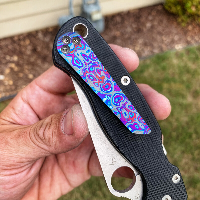 Custom Spyderco PM2/ PM3 Clip
