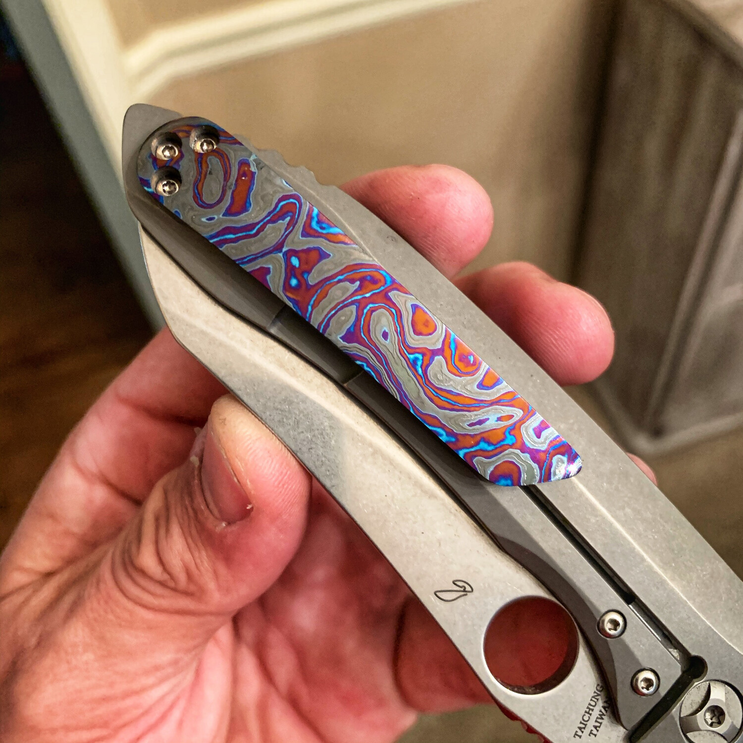 Custom Spyderco Paysan Clip