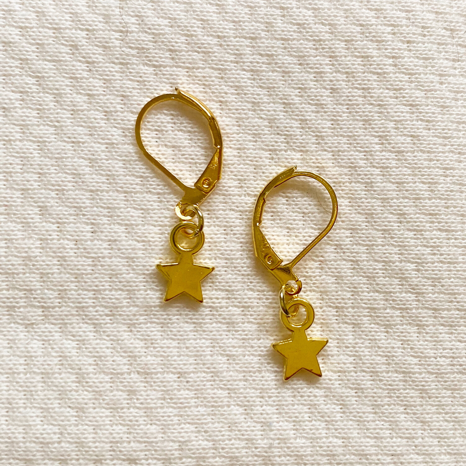 Golden Star Earrings