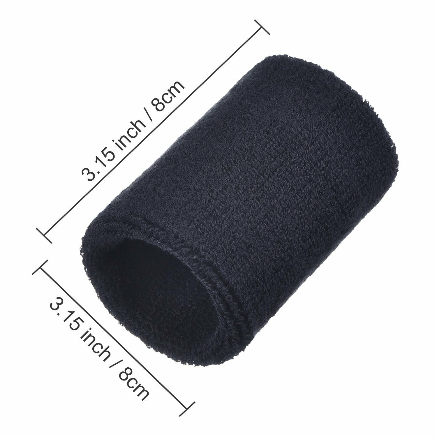Jordan HS Wrist Sweatbands Sports Wristbands for Football Basketball, Running, etc.