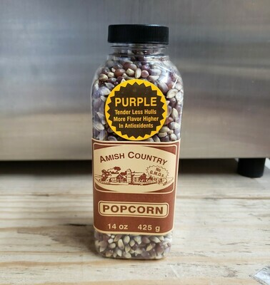 Amish Country Popcorn -Purple Popcorn 12 oz. 