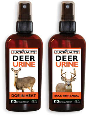 Buck Baits™ Doe In Heat & Buck With Tarsal 4 oz. With Sprayer