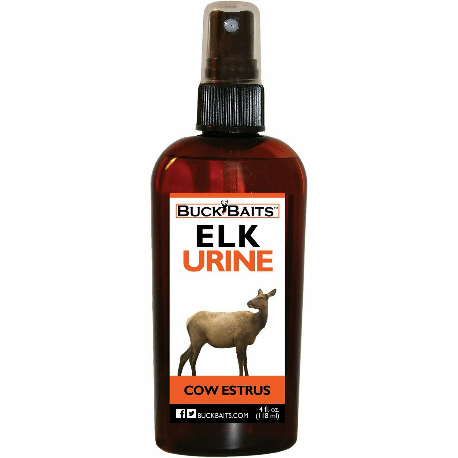 Buck Baits™ Cow Estrus Elk Urine 4 oz. With Sprayer
