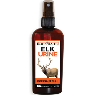 Buck Baits™ Dominate Bull Elk Urine 4 oz. With Sprayer