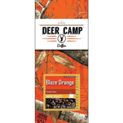 DEER CAMP® Coffee Blaze Orange Pumpkin Flavor 12 oz. Ground