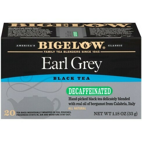 Bigelow Earl Grey Tea Decaf 20 ct. 