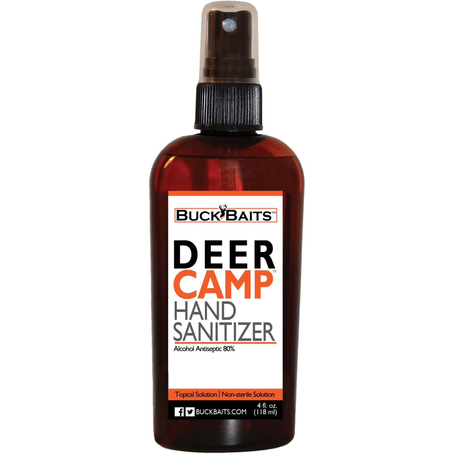 DEER CAMP Hand Sanitizer With Sprayer 4 oz.