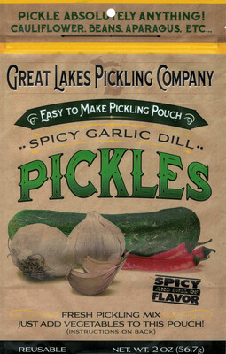 Great Lakes Pickling (Pouch) - Spicy Garlic Dill 2 oz. 