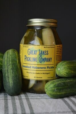 Great Lakes Pickling - Smoked Habanero Spears 32 oz. 