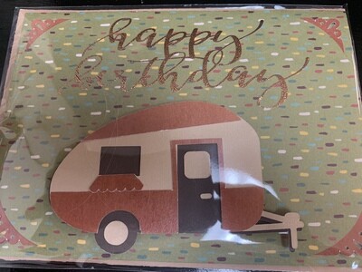 Birthday - Camper Greeting Card