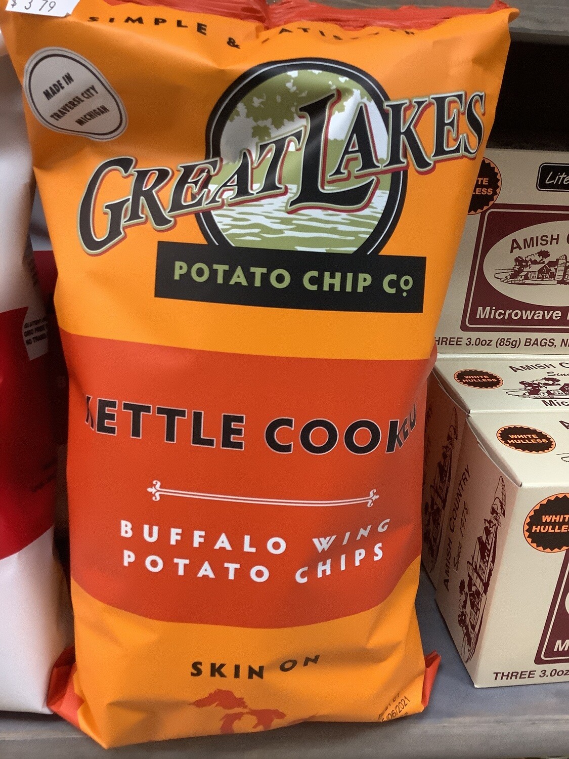 Great Lakes Potato Chip Co  - Buffalo Wing 8 Oz.