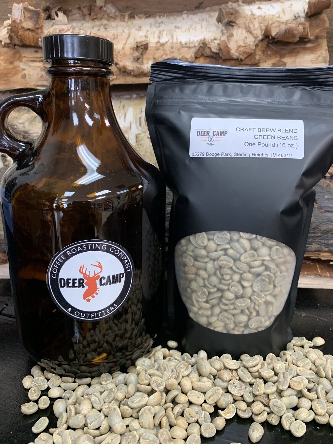 DEER CAMP® Coffee Craft Brewer Blend 1 lb. Green Bean