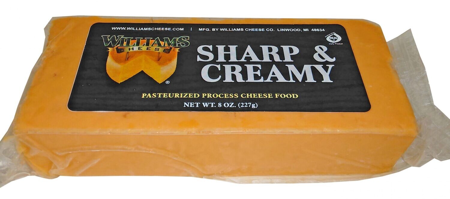 Williams Cheese - Sharp & Creamy 8 oz. 