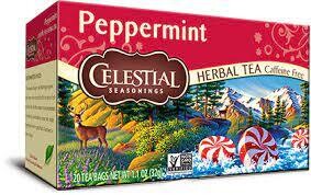 Celestial Seasoning Herbal Tea  Peppermint 20 Ct