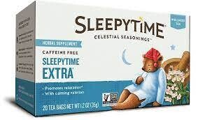 Celestial Seasoning Herbal Tea Wellness Sleepytime XTRA 