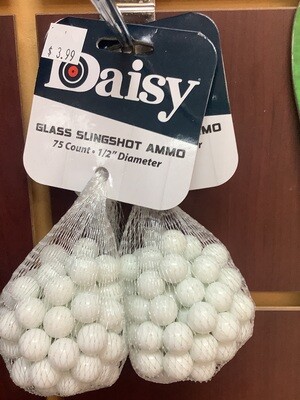 DAISY SLINGSHOT AMMO GLASS 1/2IN. 75CT