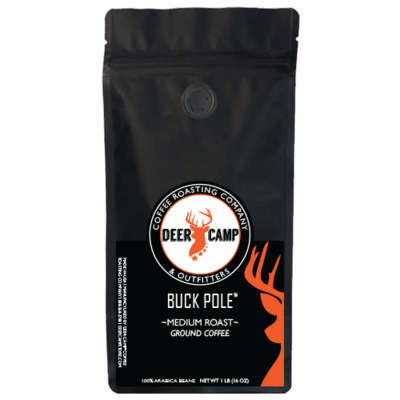 DEER CAMP Coffee - Buck Pole Medium Roast Ground 1 lb. 