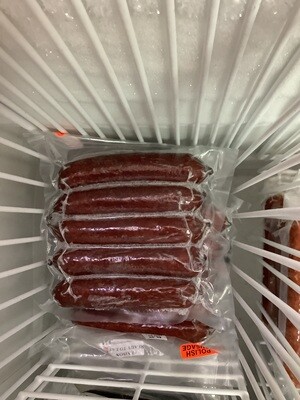 DEER CAMP Polish Venison Sausage 1 lb  Packaged