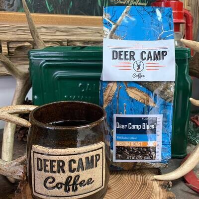 DEER CAMP® Coffee DEER CAMP BLUES™ Wild Blueberry Flavor Featuring Realtree EDGE™ Colors 12 oz.  Ground