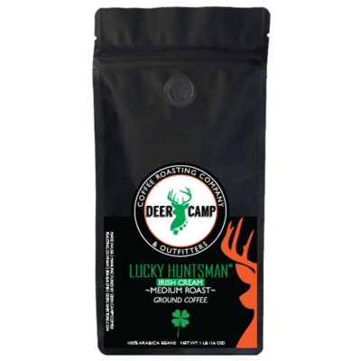 DEER CAMP® Coffee Luck Huntsman™ Irish Cream  Medium 1 lb. Ground