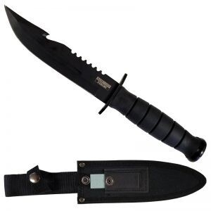 Black Eagle Knife With Sheath 6"