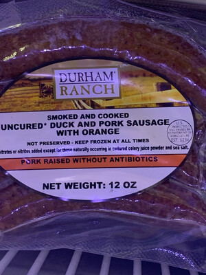 Duck & Pork Sausage With Orange 12 oz. 
