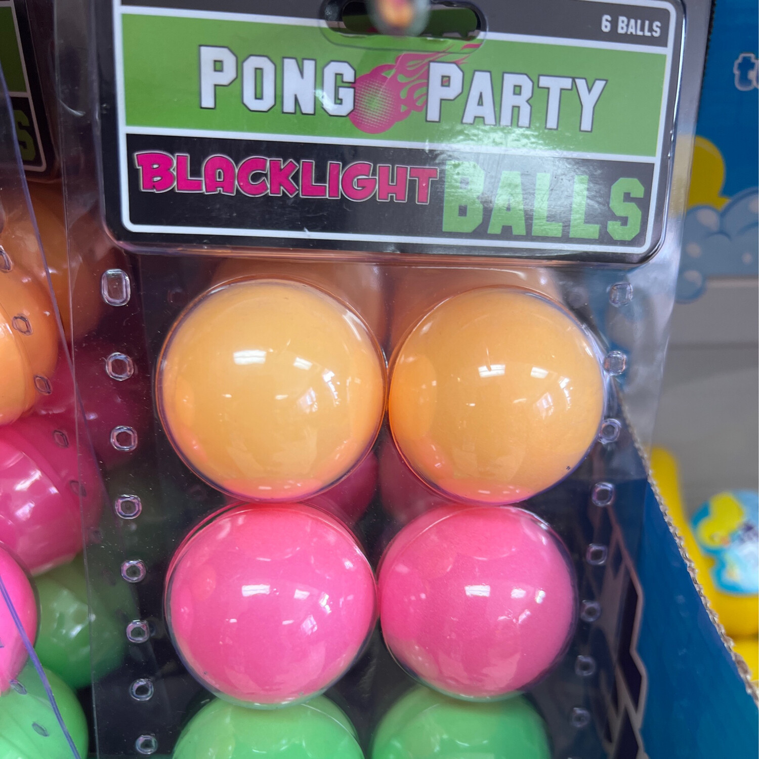 BLACK LIGHT PARTY PONG BALLS