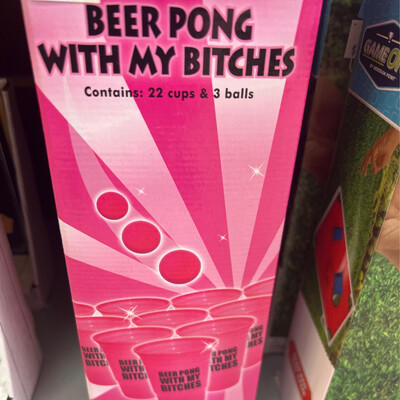 Beer Pong With My Bitches Party Set