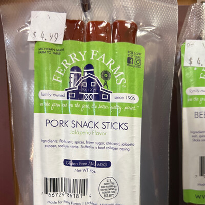 Ferry Farms  Park Snack Sticks Jalapeno Flavor 4 oz 