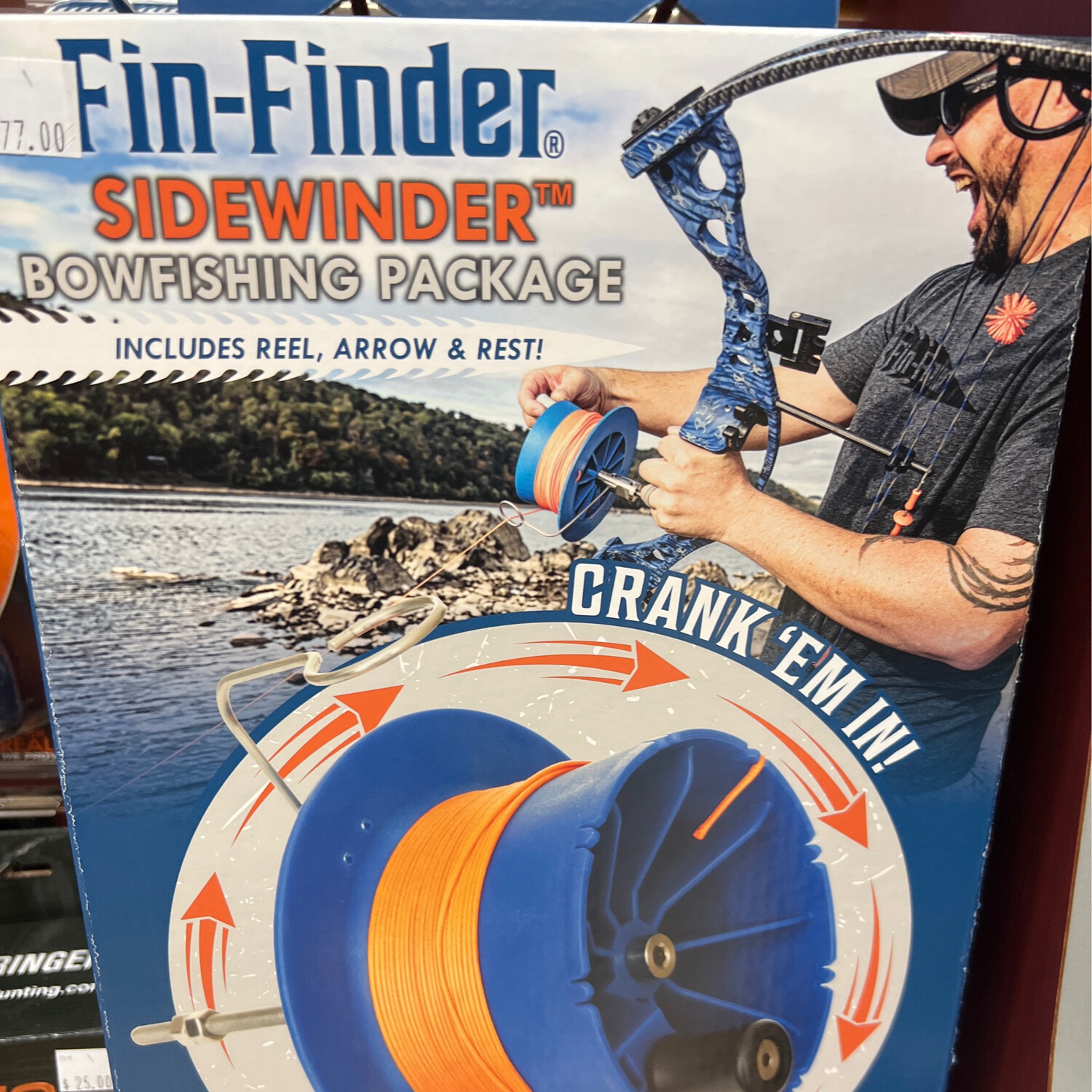 Fin Finder Bowfishing Package w/ Sidewinder Reel RH/LH