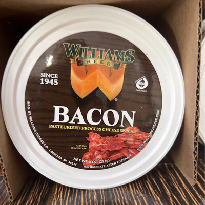 Williams Cheese Spread Bacon 8 oz. 