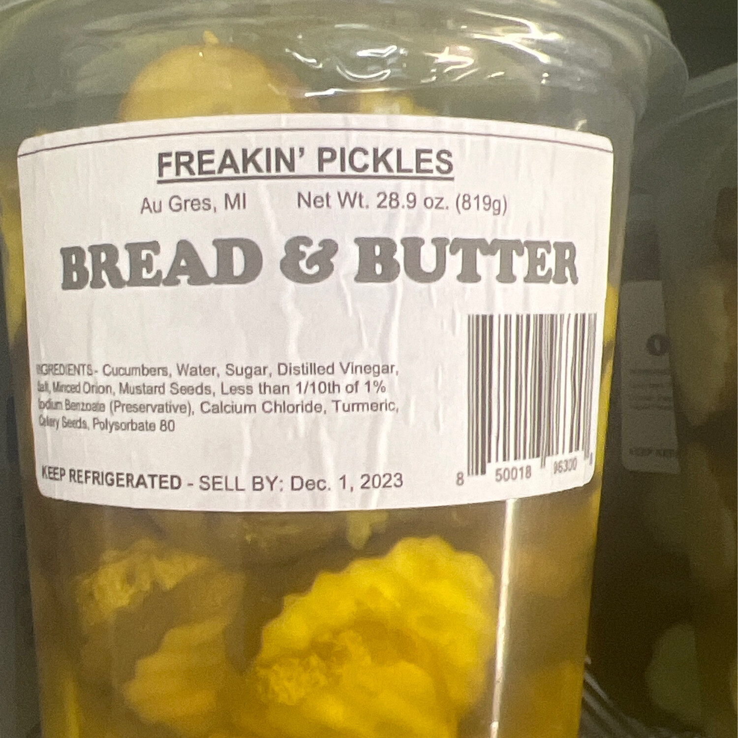 Freakin Pickles Bread And Butter