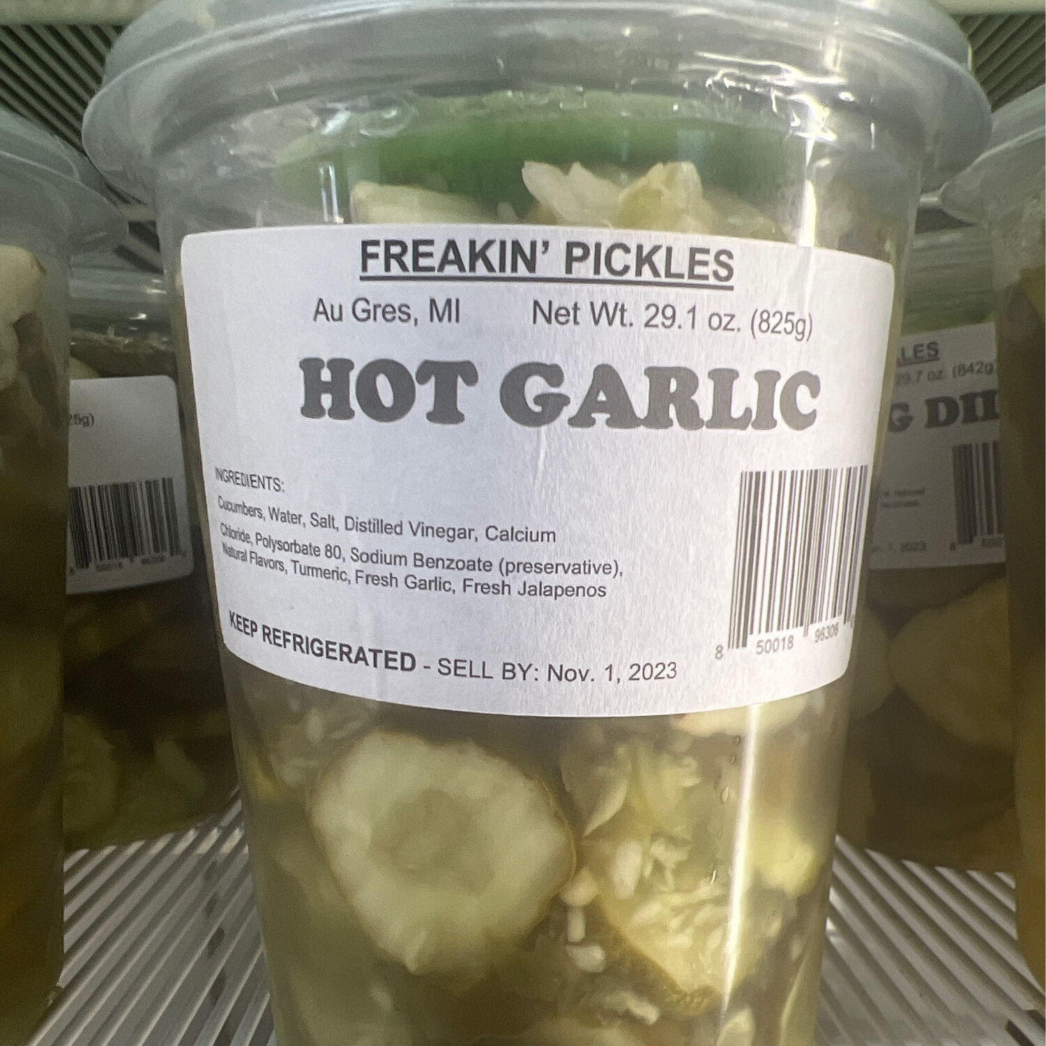 Freakin Pickles Hot Garlic Chips