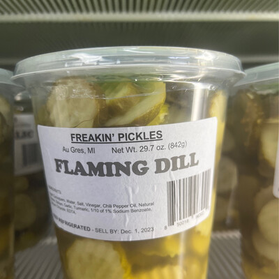 Freakin Pickles Flaming Dill Chips 