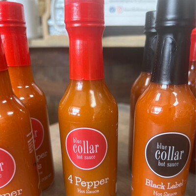 Blue Collar Hot Sauce - 4 Pepper Plus