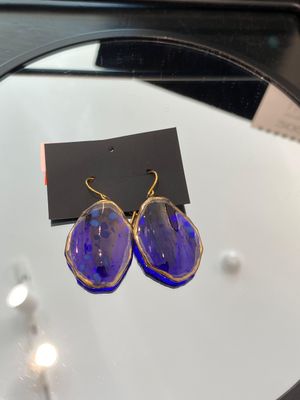 Glass earrings