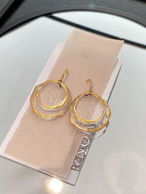 Glass earrings