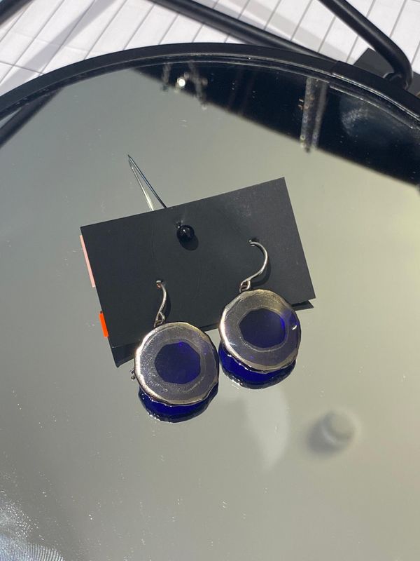 Glass earrings