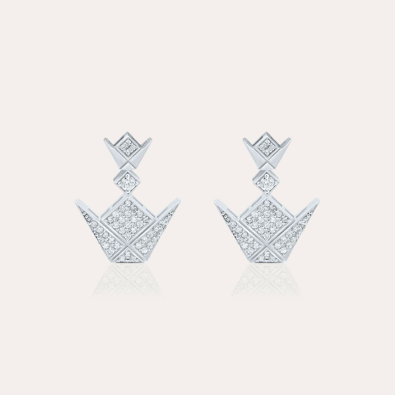 Emblem Diamond Earrings
