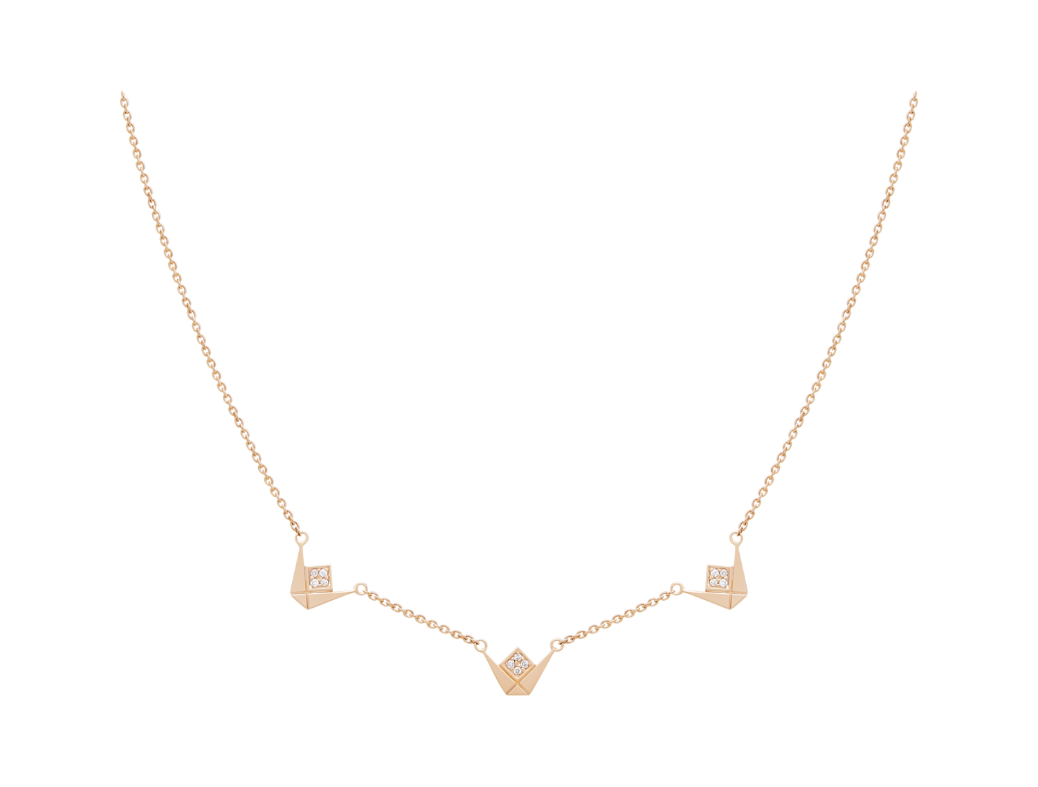 Emblem Diamond Necklace