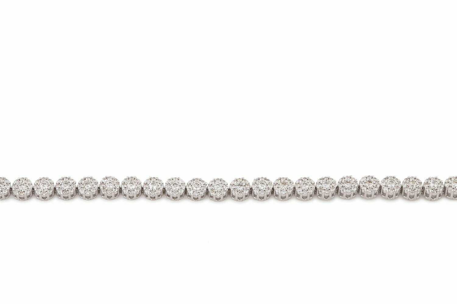 Eternal Diamond Tennis Bracelet, flower