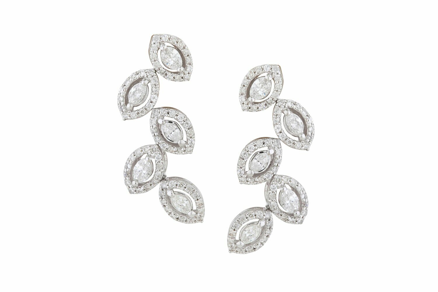 Eternal Diamond Earrings with Marquise