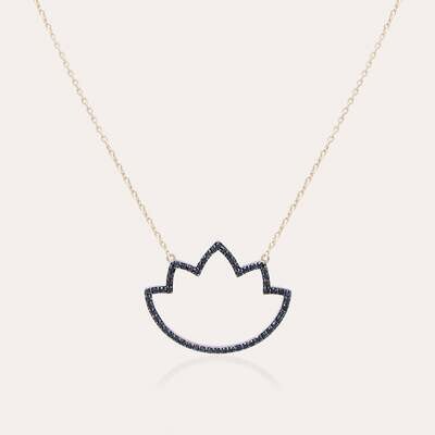 Lotus Fancy Diamond Necklace