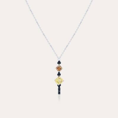 Eternal Diamond Necklace with Fancy Diamond Eternal Diamond Necklace with Fancy Diamond