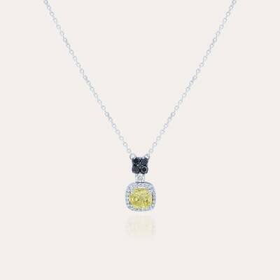 Eternal Diamond Necklace with Fancy Diamond Eternal Diamond Necklace with Fancy Diamond