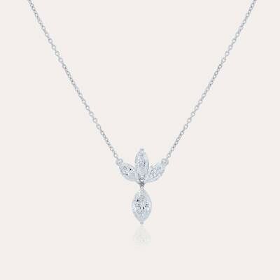Eternal Diamond Necklace with Maquise Eternal Diamond Necklace with Maquise