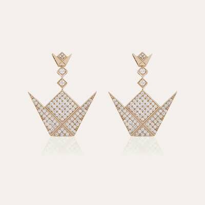 Emblem Diamond Earrings