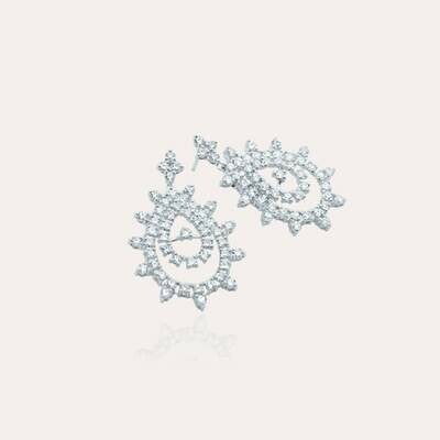 Bridal Earrings Diamond White Gold Bridal Earrings Diamond White Gold